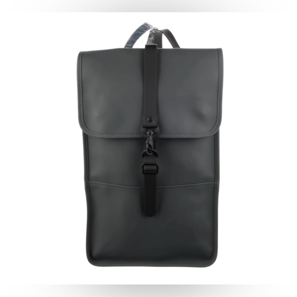 RAINS Gray Waterproof Backpack
